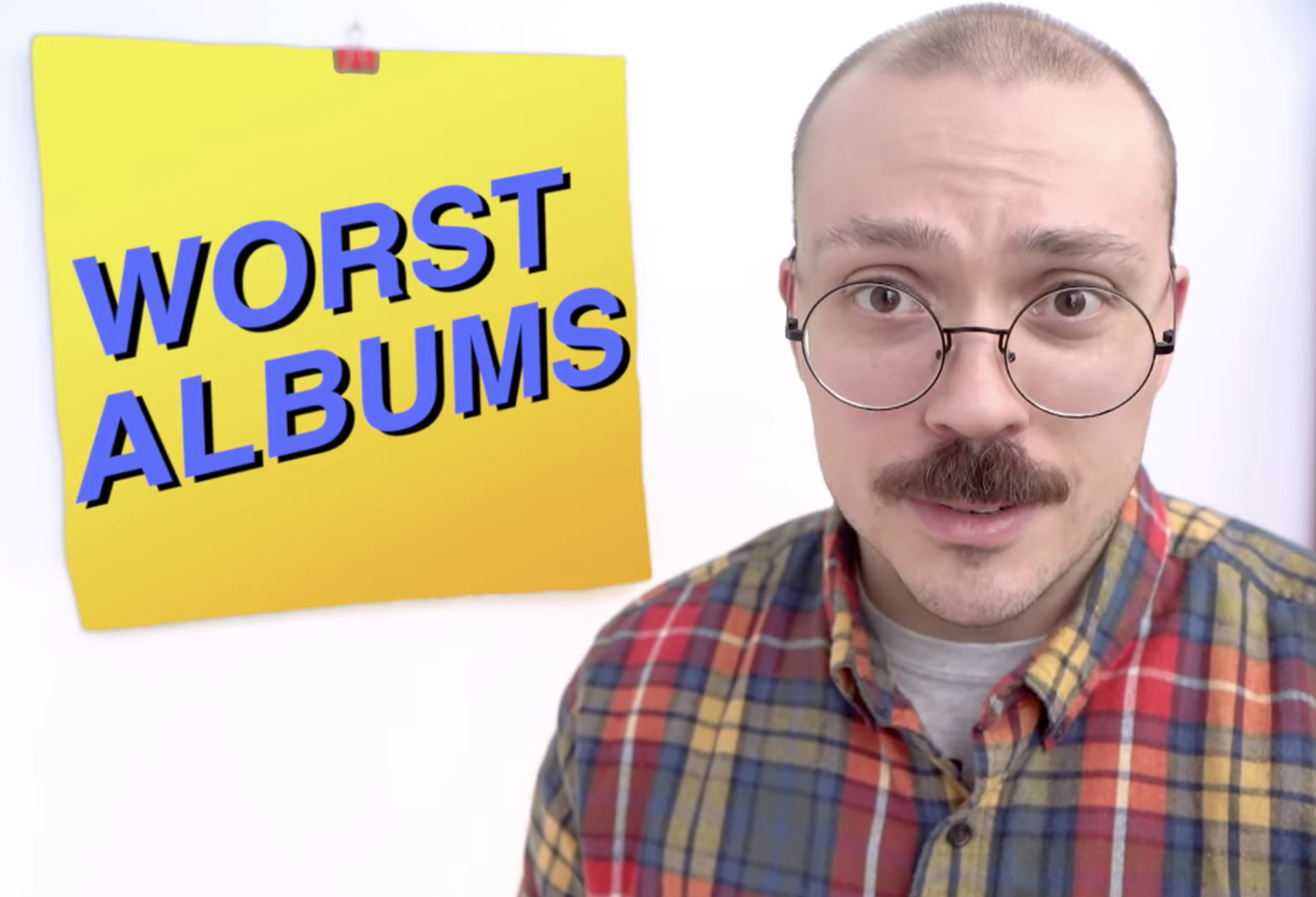American music critic Anthony Fantano has rated ten of the Worst Albums