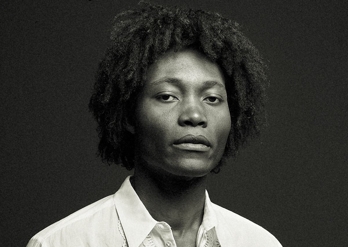 Benjamin Clementine monochrome portrait for "Delighted"