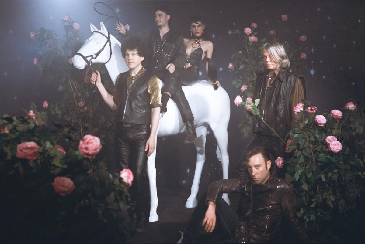 Black Lips horse and roses for "Lost Angel" single