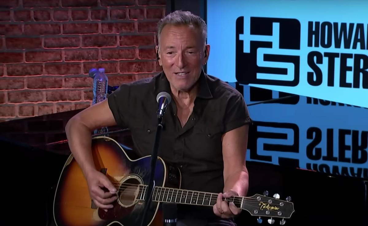 Bruce Springsteen Howard Stern Show