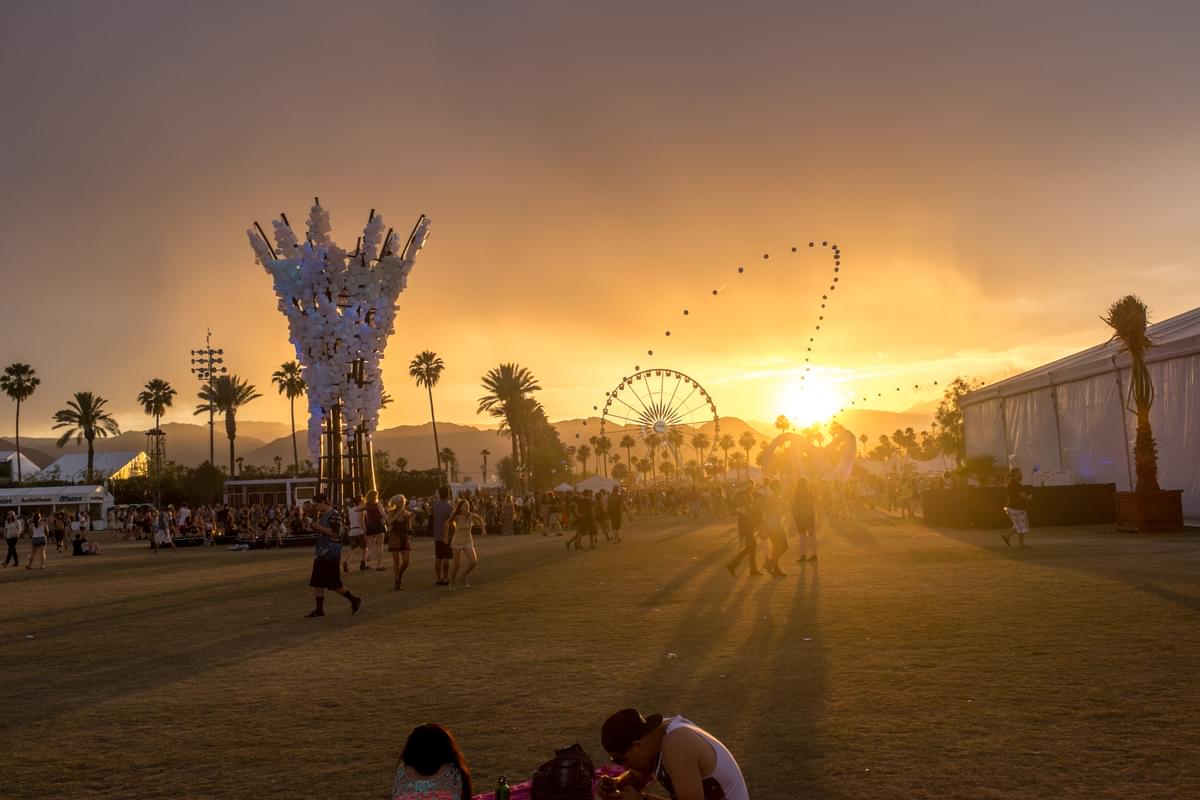 Coachella 2014 sunset