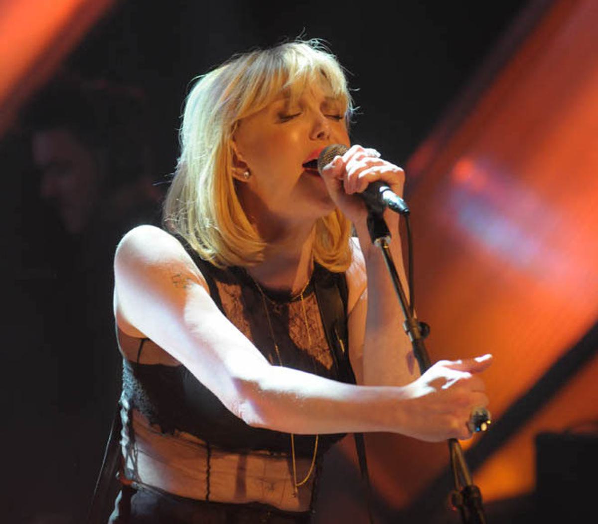 Courtney Love performing on Later with Jools Holland in 2010 credit Andre Csillag