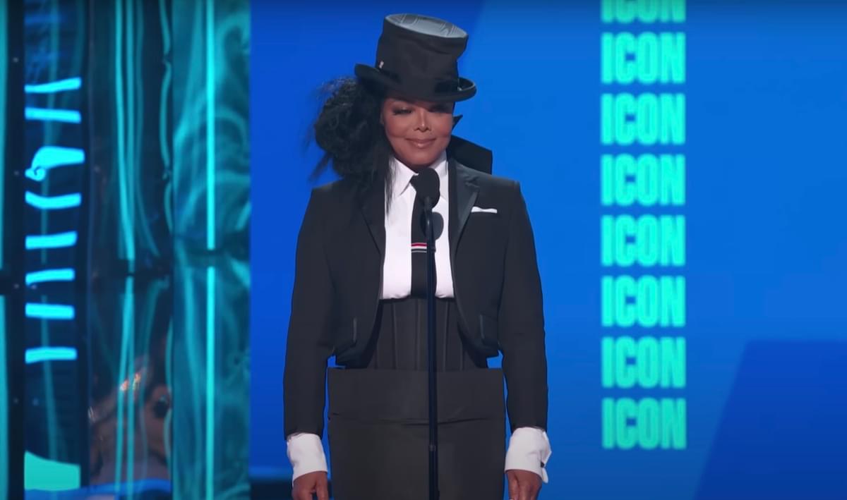 Janet Jackson presenting Icon Award Package at Billboard Music Awards 2022