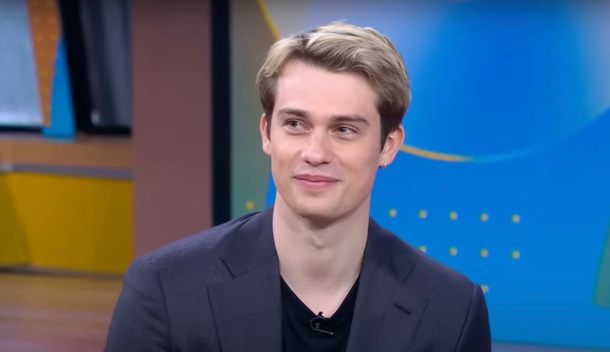 Nicholas Galitzine on Good Morning America for Purple Hearts