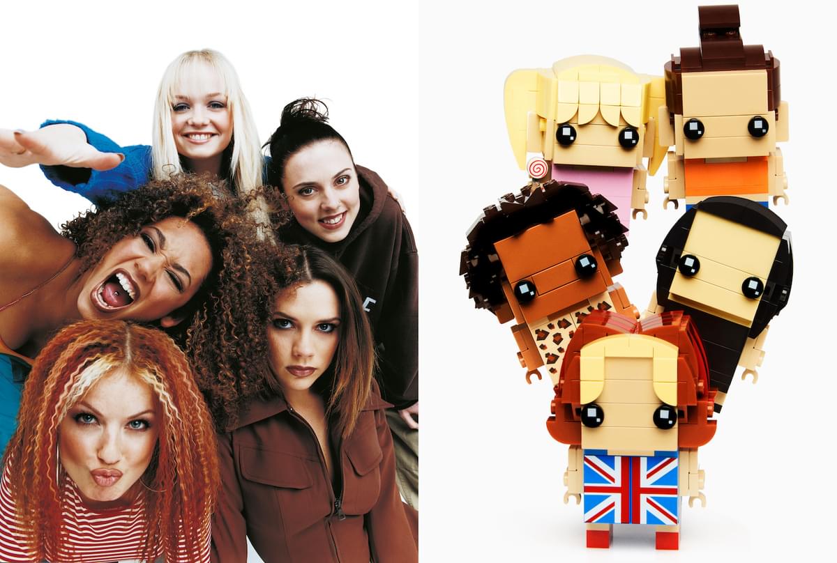 Spice Girls and LEGO Brick Headz Spice Girls shot by Rankin 1