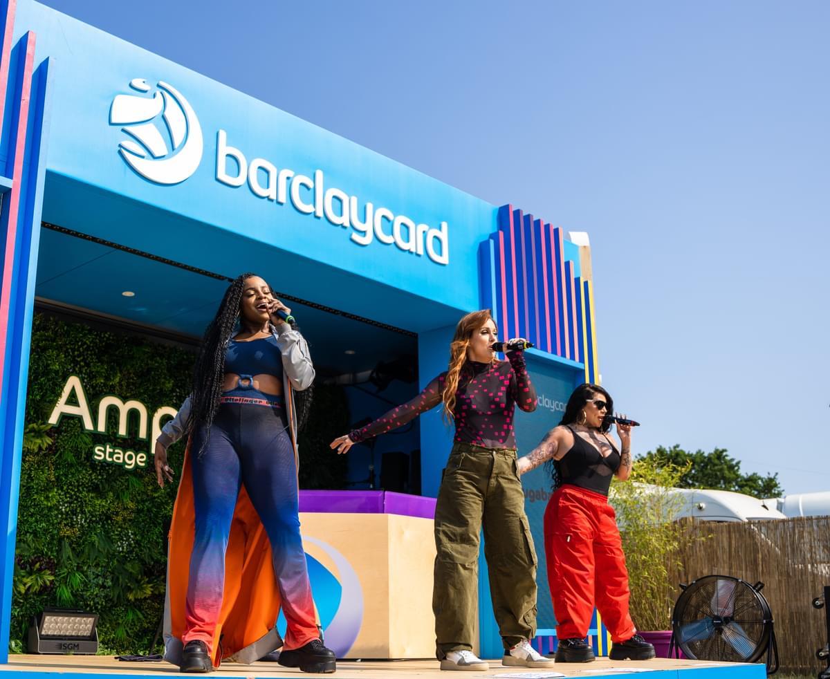 Sugababes on Barclaycard Amp Stage 2023