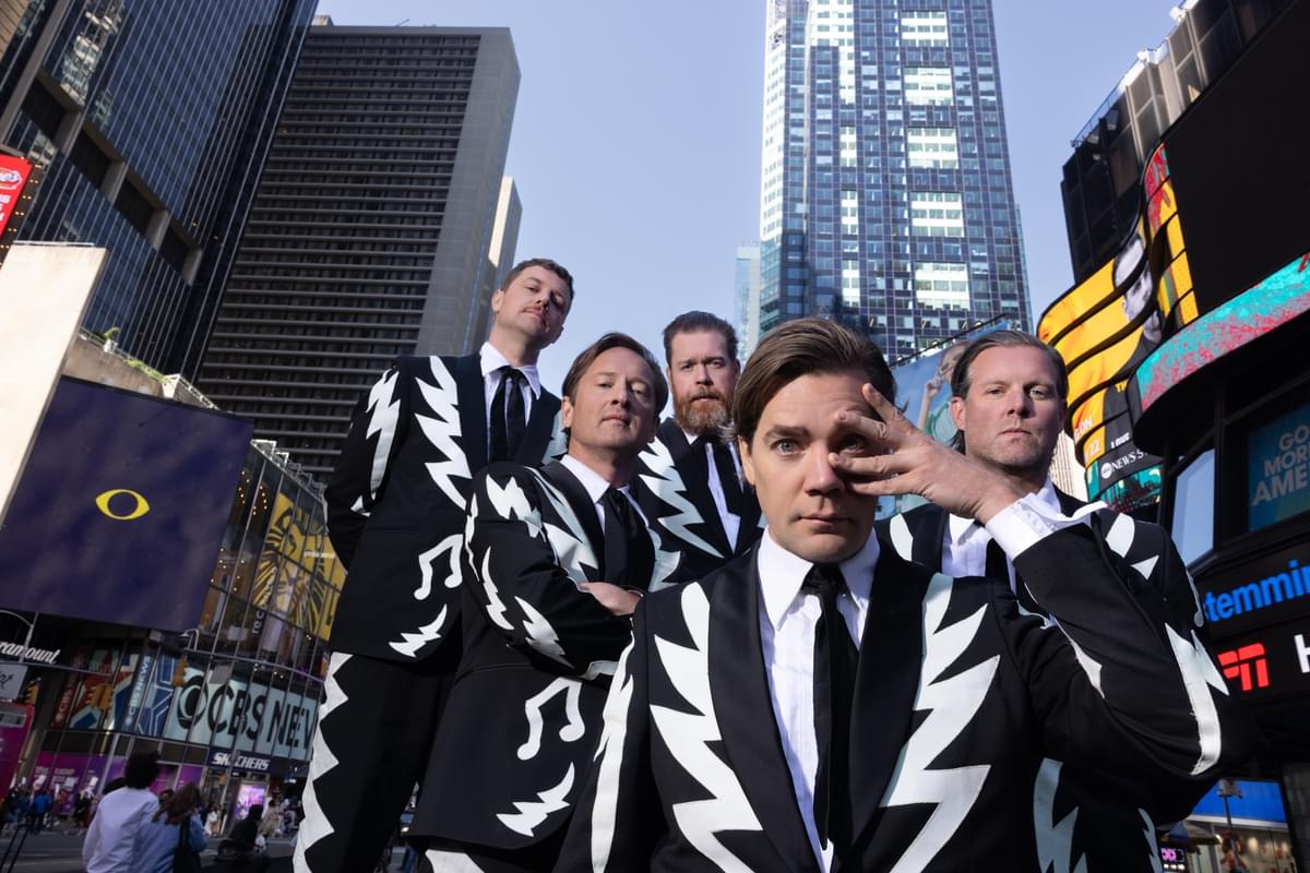 The Hives time square suits