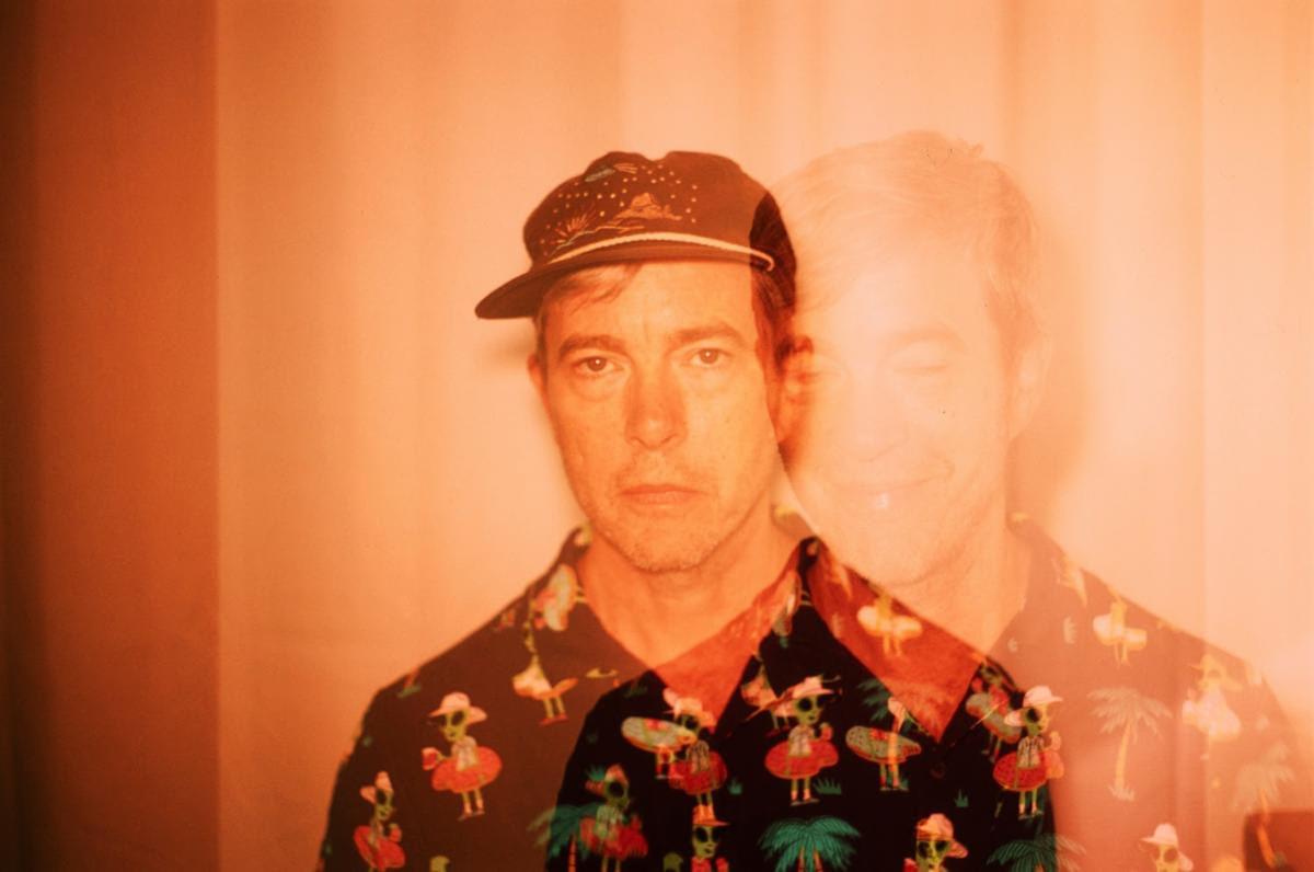 Bill Callahan double exposure for "Coyotes" single