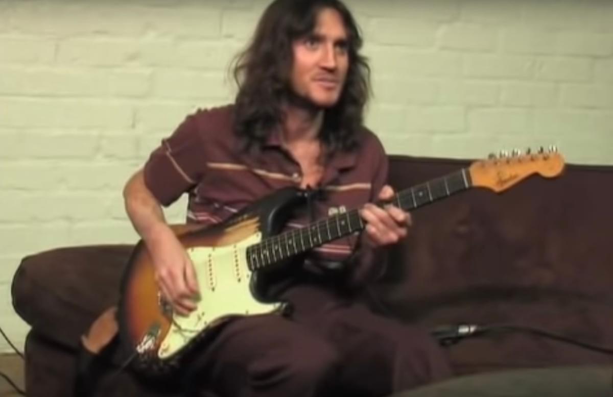 John frusciante under the bridge tutorial video