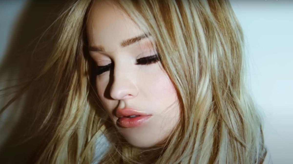 Kim Petras close up for cover of Kate Bush's "Running Up That Hill"