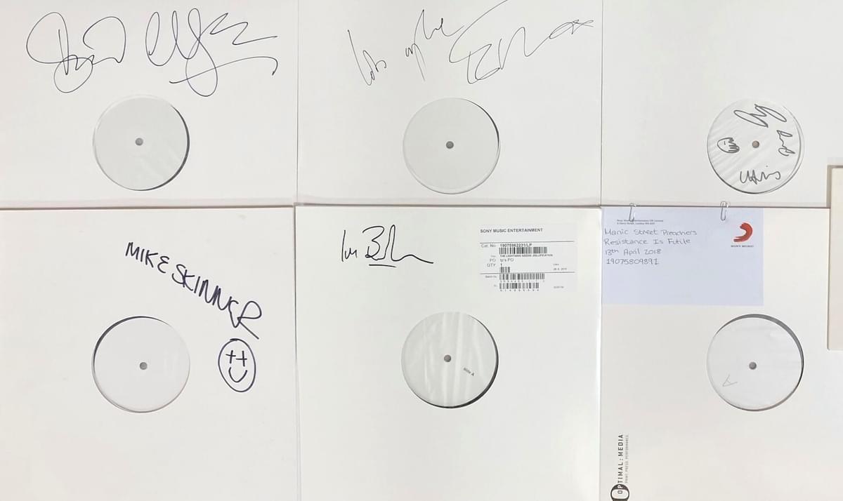 National album day white label vinyl auction BPI DISC PIC Omega composite Sep 2019