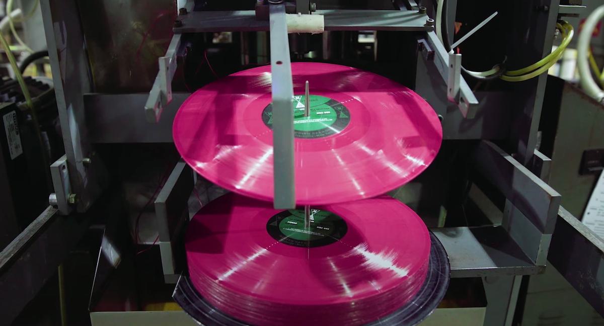 Vinyl pressing factory Popular Mechanics youtube